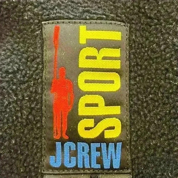 J Crew Sport Hooded Jacket Men's Sz Small Gray 1/4 Zip Pullover Fleece Lined - Picture 3 of 12